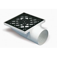 EMBUDO HORIZONTAL TIGRE RAMAT 3.2 63MM REJA PVC 20CM X 20CM EMBUDO HORIZONTAL TIGRE RAMAT 3.2 63MM REJA PVC 20CM X 20CM